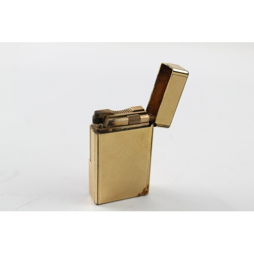 398 - St Dupont Gold Plated Lighter Untested