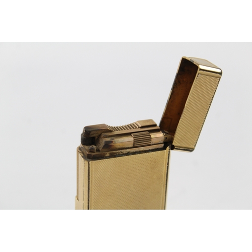 398 - St Dupont Gold Plated Lighter Untested