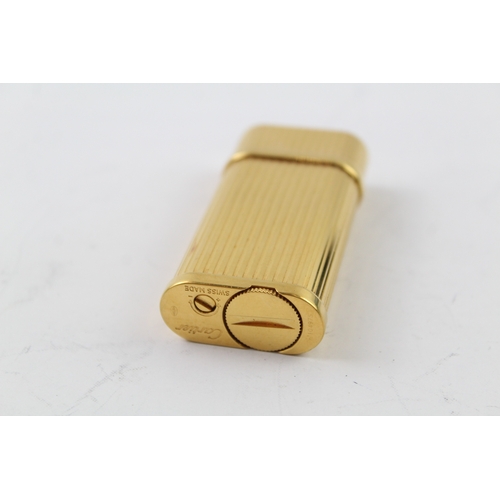 399 - Cartier Paris Gold Plated Pocket Lighter