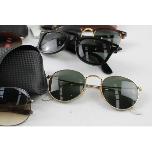 418 - Collection of Designer Rayban Sunglasses Inc Cases  x 5