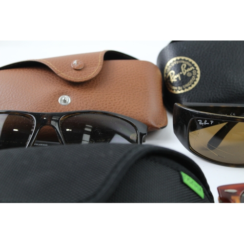 420 - Collection of Designer Rayban Sunglasses Inc Cases  x 5