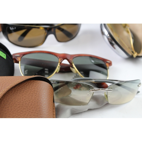 420 - Collection of Designer Rayban Sunglasses Inc Cases  x 5