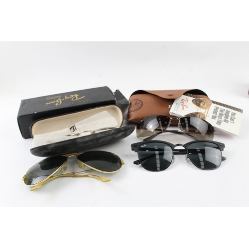 421 - Collection of Designer Rayban Sunglasses Inc Cases  x 4