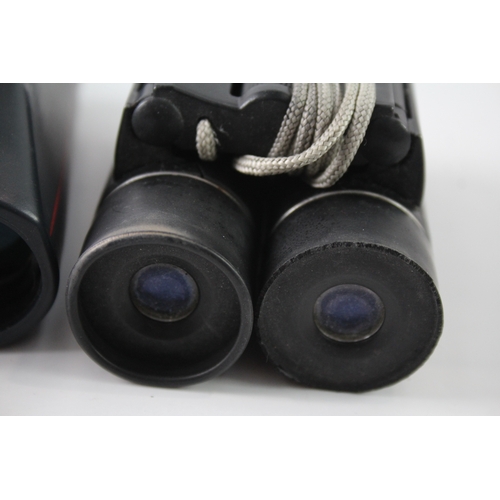 453 - Opticron Adventurer II 8x21 & Minolta Pocket 8x22 Vintage Compact Binoculars x 2