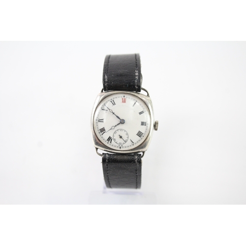 458 - Men's Vintage 925 Silver Dress Style Watch Hand-Wind  WATCH RUNS