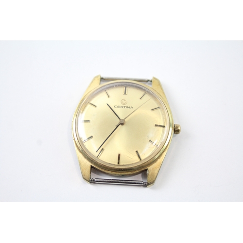 469 - Men's Vintage Certina Gold Tone Watch Hand-Wind  WATCH RUNS