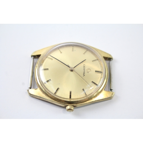 469 - Men's Vintage Certina Gold Tone Watch Hand-Wind  WATCH RUNS