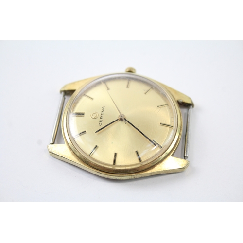 469 - Men's Vintage Certina Gold Tone Watch Hand-Wind  WATCH RUNS