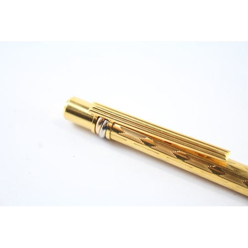 497 - Must De Cartier Gold Plated Ballpoint Pen / Biro - C13012