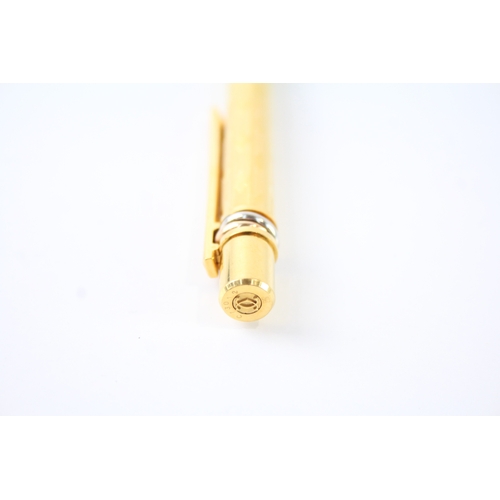 497 - Must De Cartier Gold Plated Ballpoint Pen / Biro - C13012