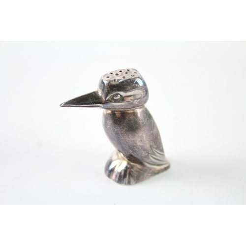 358 - Vintage CHRISTOFLE Silver Plated Novelty Woodpecker Salt Shaker (58g)