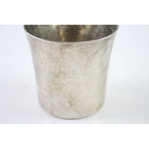 362 - Vintage ASPREY & CO. 1994 Birmingham Sterling Silver Plain Cup (66g)