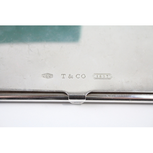 371 - Vintage 1999 TIFFANY & CO. .925 Sterling Silver Business Card Case Boxed (56g)