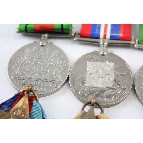 412 - WW2 Medals Inc France & Germany, Africa Stars, Etc x 8