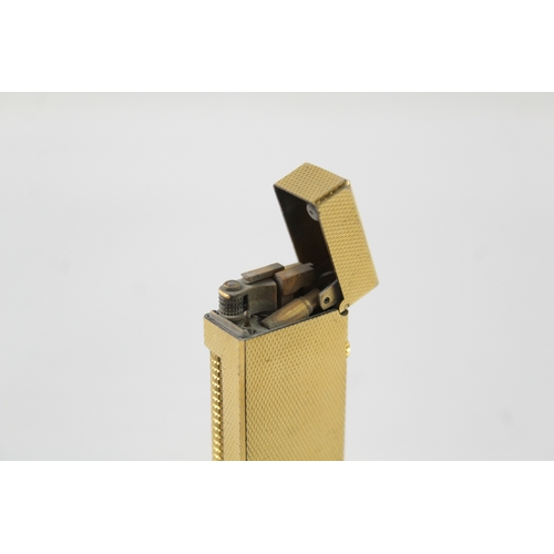 423 - Dunhill Rollagas Pocket Lighter Gold Plated Working