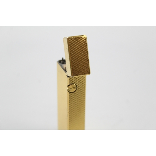 423 - Dunhill Rollagas Pocket Lighter Gold Plated Working