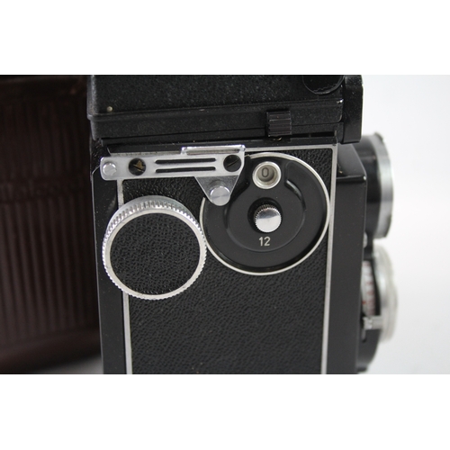 450 - Rolleicord VA Model K3 Type 1 Medium Format Twin Lens Camera w/ Original Case