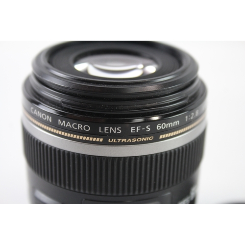 451 - Canon EFS 60mm F/2.8 USM Vintage Autofocus Camera Lens Working