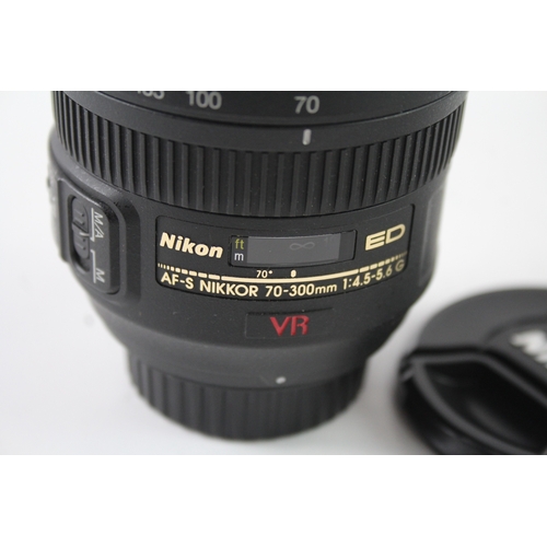 452 - Nikon AFS Nikkor 70-300mm F/4.5-5.6 G VR Vintage Autofocus Camera Lens Working