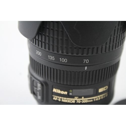 452 - Nikon AFS Nikkor 70-300mm F/4.5-5.6 G VR Vintage Autofocus Camera Lens Working