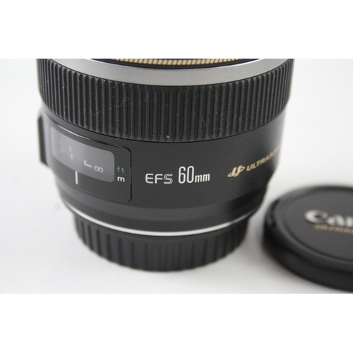 454 - Canon EFS 60mm F/2.8 USM Vintage Autofocus Camera Lens Working