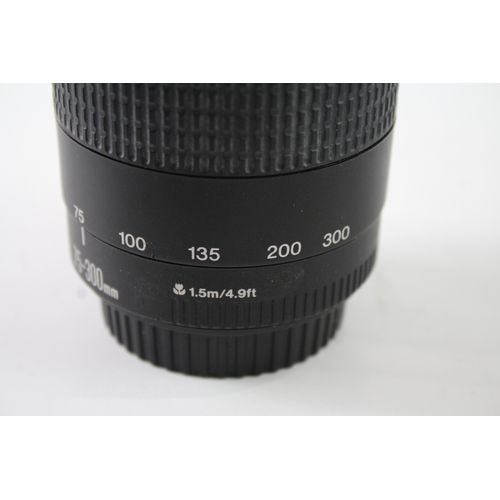 457 - Canon EF 75-300mm F/4-5.6 III Vintage Autofocus Camera Lens Working