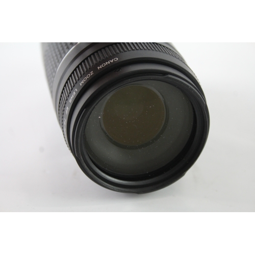 457 - Canon EF 75-300mm F/4-5.6 III Vintage Autofocus Camera Lens Working