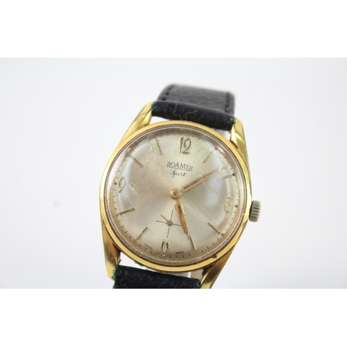 467 - Men's Vintage Roamer Sport Gold Tone Watch Hand-Wind WATCH RUNS