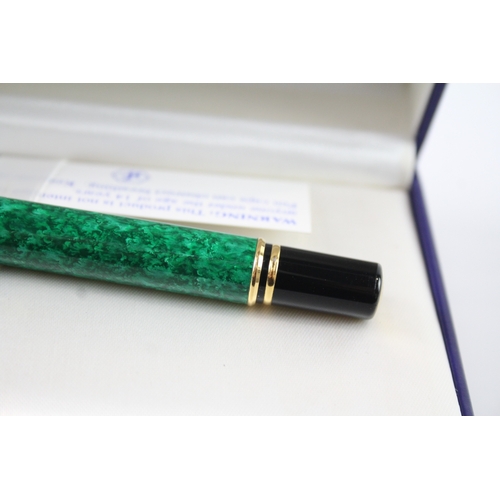 479 - Waterman Ideal Green Lacquer Fountain Pen w/ 18ct Nib WRITING Boxed