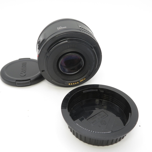 440 - Canon EF 50mm F/1.8 II Vintage Autofocus Camera Lens Working