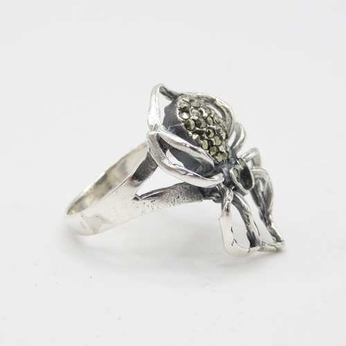 345 - HM Sterling Silver 925 spider ring (4.8g) In excellent condition