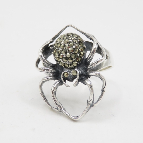 345 - HM Sterling Silver 925 spider ring (4.8g) In excellent condition