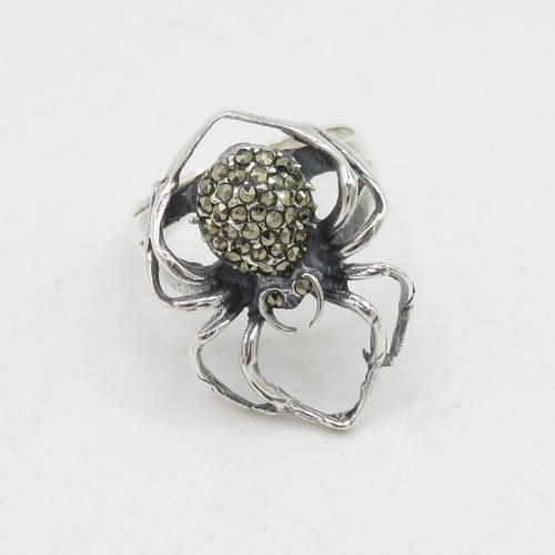 345 - HM Sterling Silver 925 spider ring (4.8g) In excellent condition