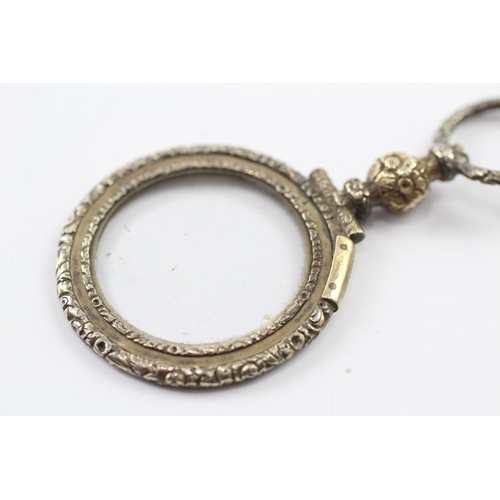 117 - Yellow metal antique fob pendant (14.1g)