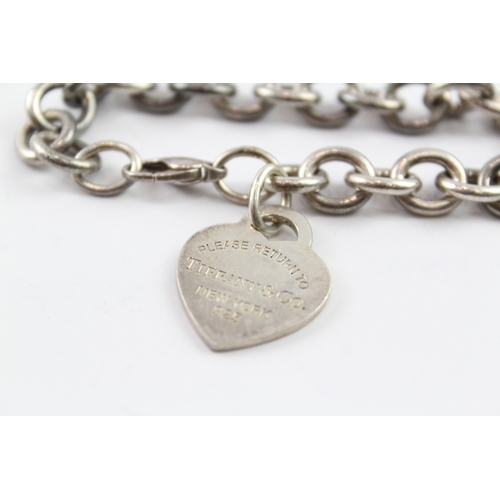 169 - A silver bracelet by Tiffany and Co (34g)