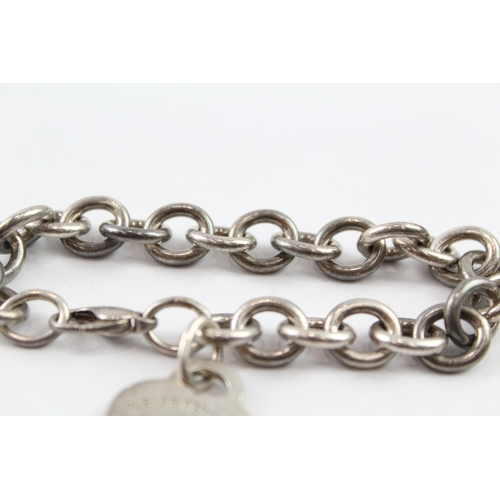 169 - A silver bracelet by Tiffany and Co (34g)