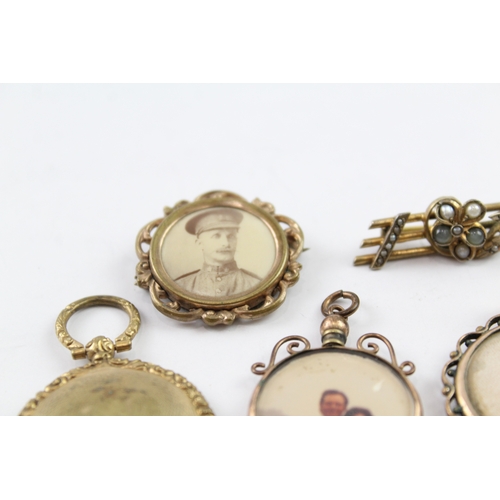 171 - A collection of antique jewellery (34g)