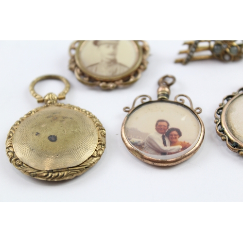 171 - A collection of antique jewellery (34g)