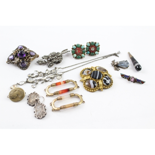 182 - A collection of antique jewellery for restoration (83g)