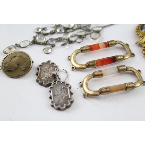 182 - A collection of antique jewellery for restoration (83g)