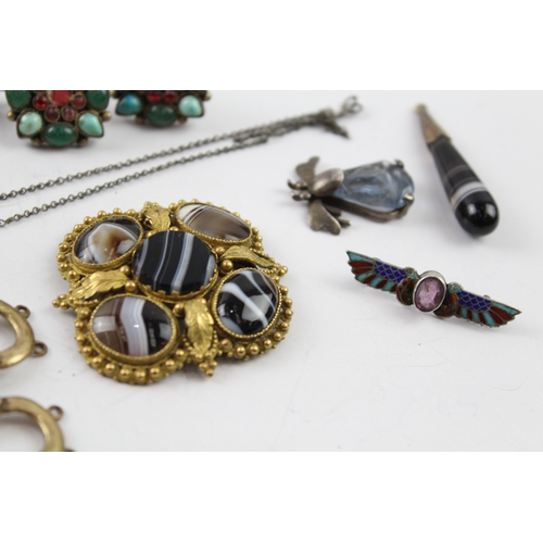 182 - A collection of antique jewellery for restoration (83g)