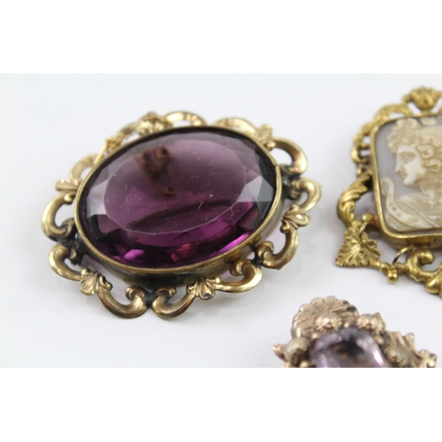 210 - A collection of antique jewellery (62g)