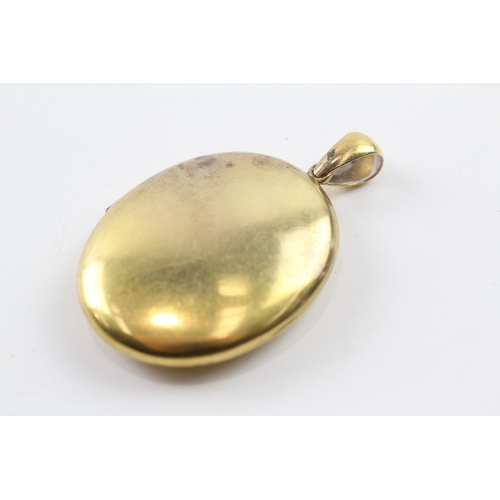 228 - 15ct gold Victorian locket (14.5g)