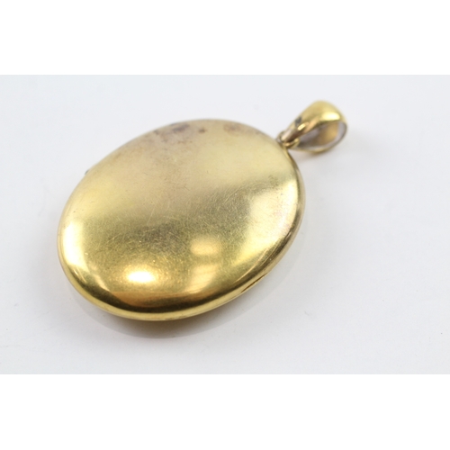 228 - 15ct gold Victorian locket (14.5g)