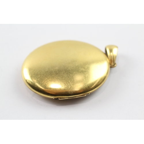 228 - 15ct gold Victorian locket (14.5g)