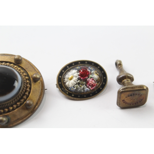 469 - A collection of antique jewellery (45g)