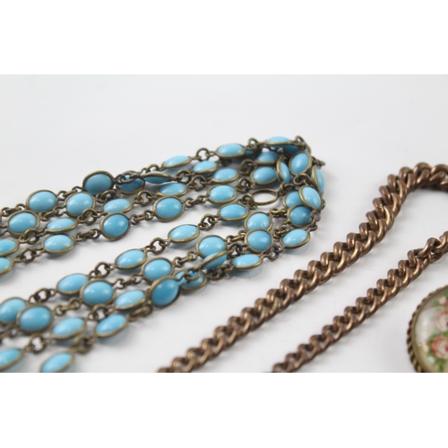 538 - A collection of antique jewellery (102g)