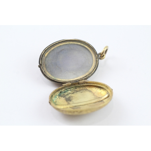 78 - 15ct gold Victorian locket (6.2g)