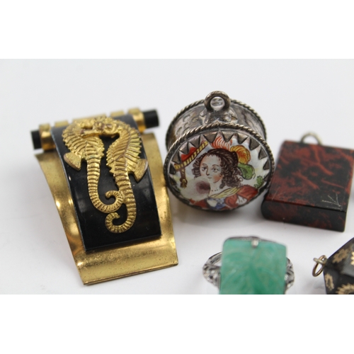 91 - A collection of antique jewellery (57g)