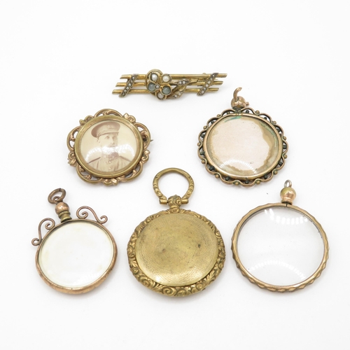 171 - A collection of antique jewellery (34g)